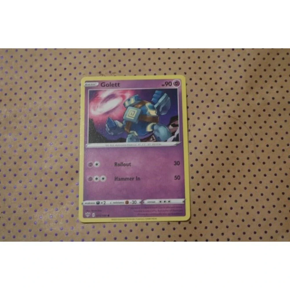Golett 076/189 Pokemon Card (2020)